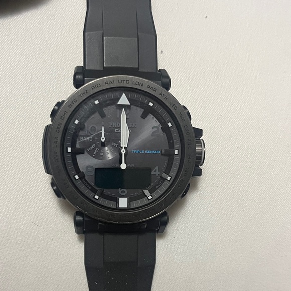 Casio Black Pro Trek Outdoor Smartwatch